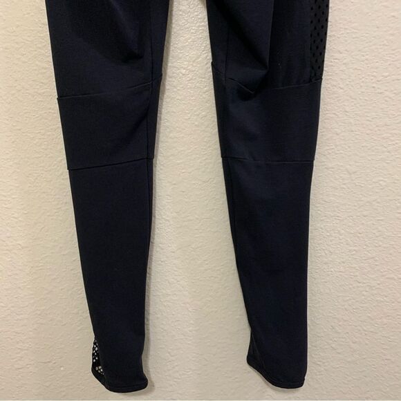 ADIDAS Leggings Women’s Medium Black Mesh Side Panels. - Picture 9 of 16